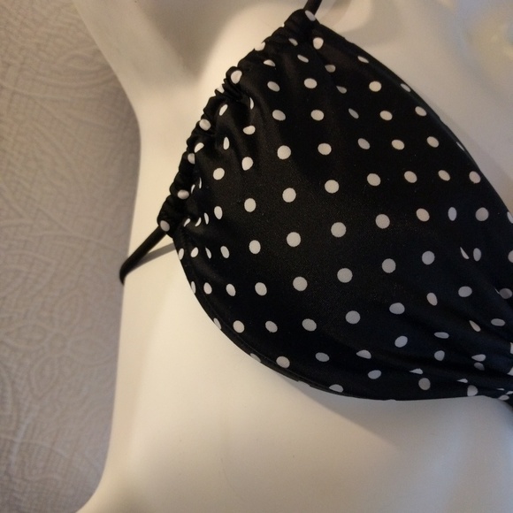 Victoria's Secret Polka Dot Bikin Top Medium - Picture 2 of 5